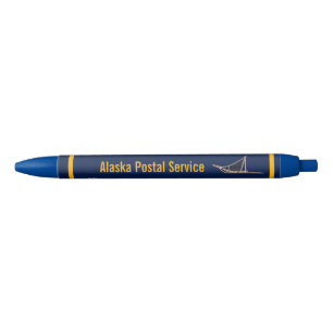 Caneta Azul Alaska Postal Service Dog Sled
