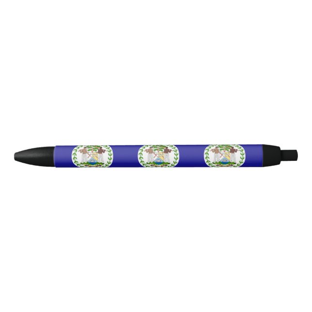 Caneta Azul Bandeira Belizenha (Frente)