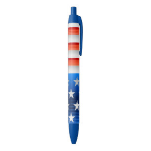 Caneta Azul Bandeira dos EUA