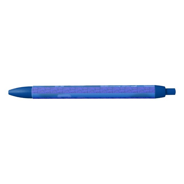 Caneta Azul Blue Geometric (Frente)