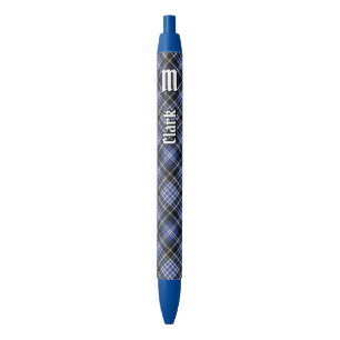 Caneta Azul Clan Clark Tartan