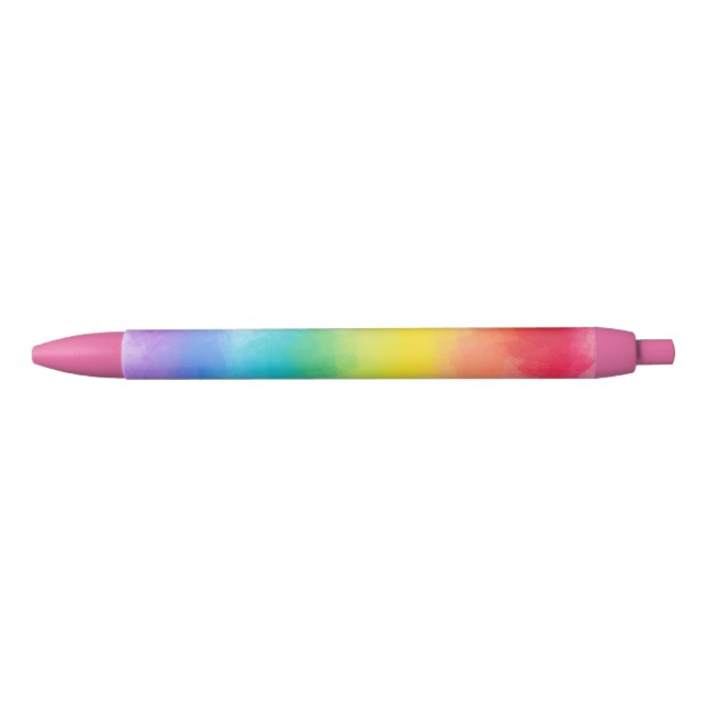 Caneta Azul Cores da Moda Vermelho Rosa Amarelo Azul Roxo Verd (Frente)