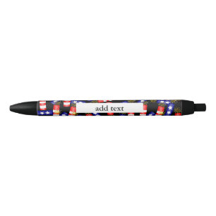 Caneta Azul Firecrackers em 4 de julho