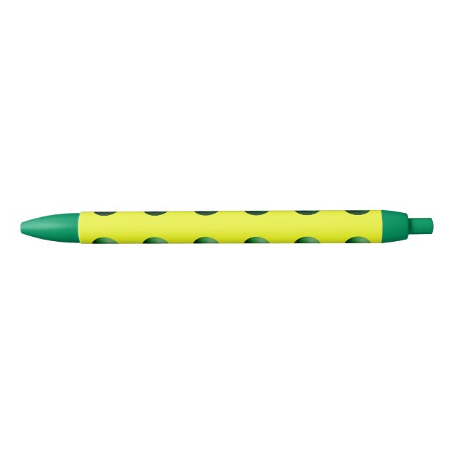 Caneta Azul Green on Yellow (Frente)