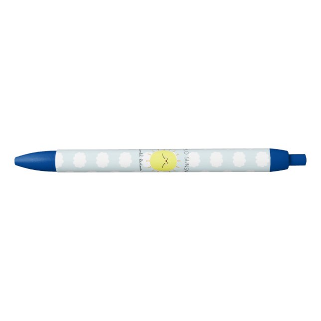 CANETA AZUL HELLO SUNSHINE - PEN (Frente)