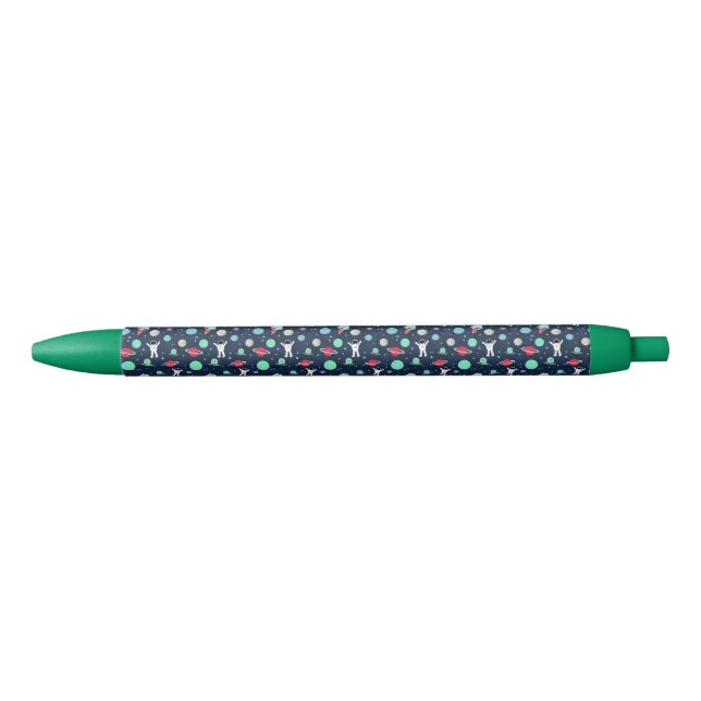 Caneta Azul ilustração de padrão espacial (Frente)