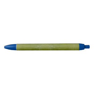Caneta Azul Impressão de Textura do Alligador do verde limão