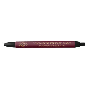 Caneta Azul Logotipo comercial Red Burgundy Professional