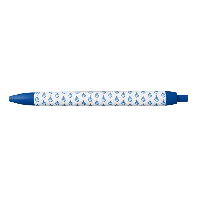 Caneta Azul Mantenha a Chama Azul Acesa (Frente)