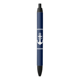 Caneta Azul Os azuis marinhos ancoram Monogrammed