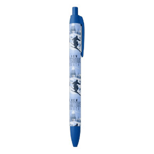 Caneta Azul Outdoor Aventura no inverno