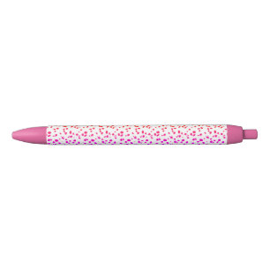 Caneta Azul Rosa Dalmatian do teste padrão do impressão dos