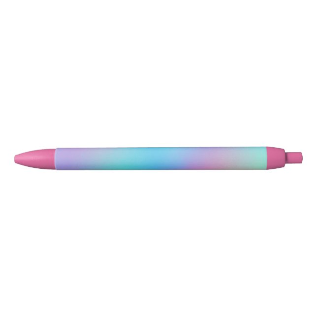 Caneta Azul Sonho Pastel Holográfico (Frente)