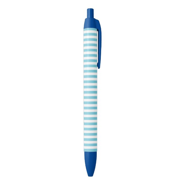 Caneta Azul Teste padrão azul e branco da listra (parte de inferior (Vertical))