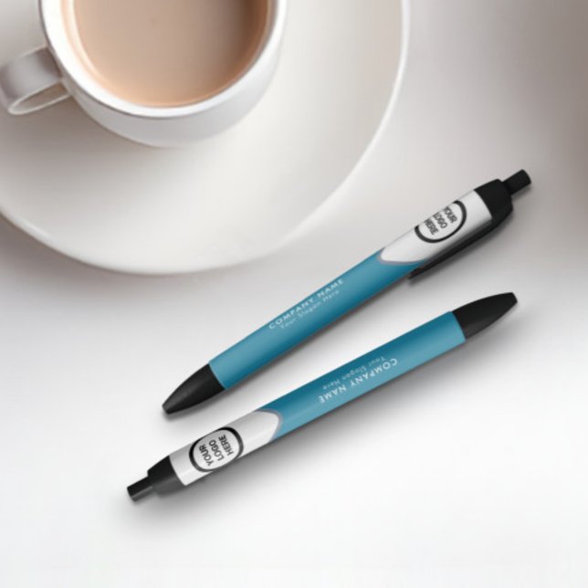 Caneta Azul Troca personalizada de logotipo de empresa (Branded Company Logo Pens Embody Elegance in Simplicity.)