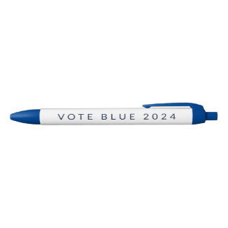 Caneta Azul Votação Minimalista Blue Kamala Harris 2024