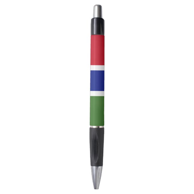 Caneta Bandeira de Gambia (Frente Vertical)