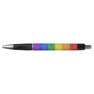 Caneta Bandeira de madeira orgulho SlipperyJoe cores do a