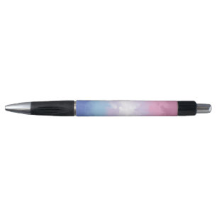 Caneta Bandeira do Orgulho Boho Pastel Fluffy Abstrato Bi