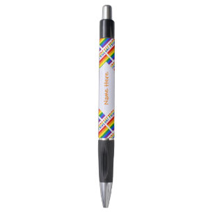 Caneta Bandeira do Orgulho Gay LGBTQ Em Mosaico