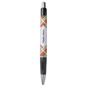 Caneta Bandeira Tiled Personalizada da Bielorrússia Nome
