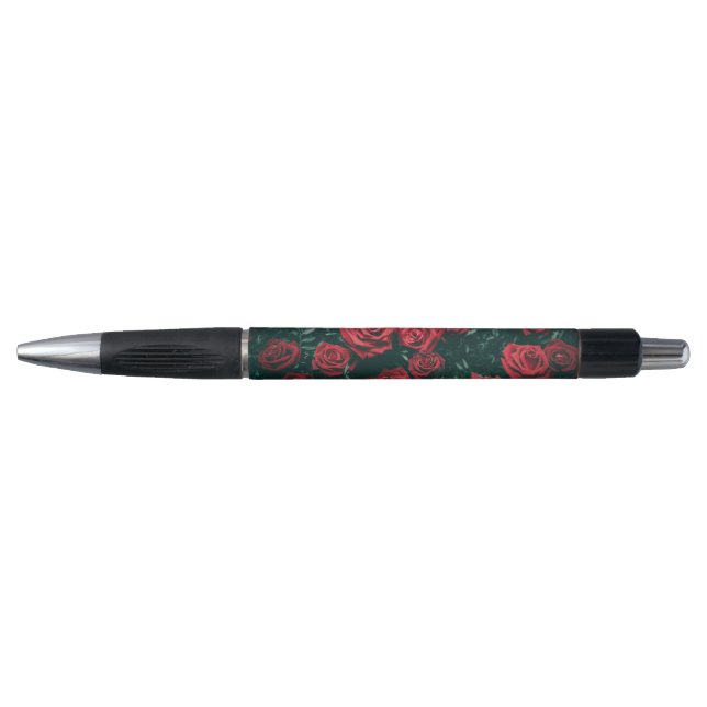 Caneta Bando de rosas vermelhas (Frente)