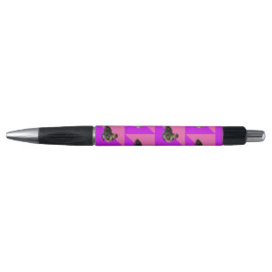 Caneta Bebês com framboesa rosa e sorvete púrpura