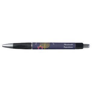 Caneta BENDITO SEJAS TU SENHOR Personalizado Hanukkah