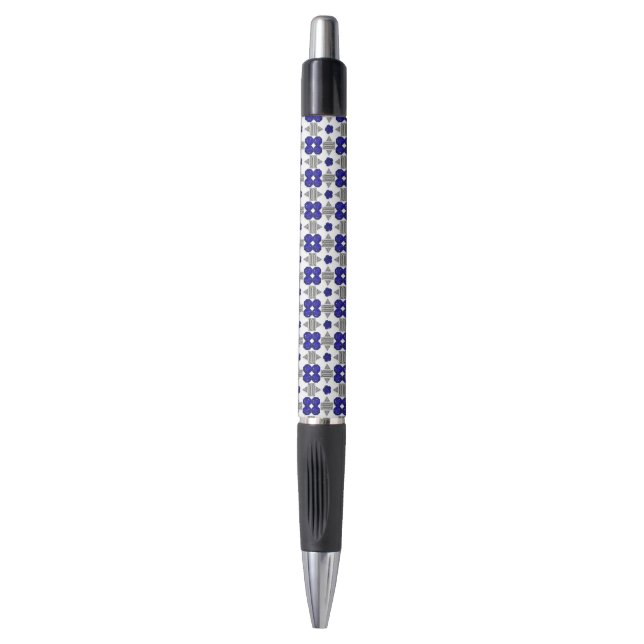 Caneta Blue Cross Motif (Frente Vertical)