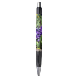 Caneta Blue Geocinth em primavera