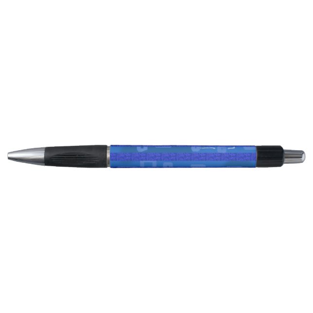 Caneta Blue Geometric (Frente)