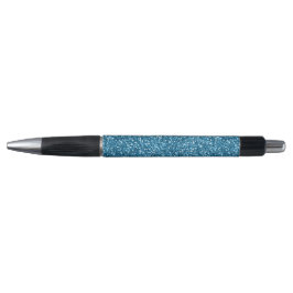 Caneta Boston Blue Glitter