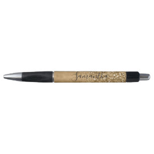 Caneta Brilhante brilhante Dourado