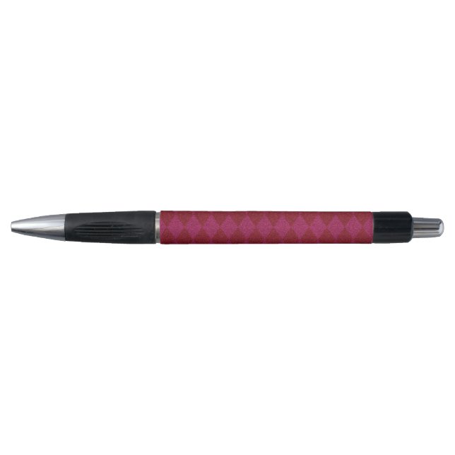 Caneta Brilho de Diamante Rosa e Vermelho (Frente)