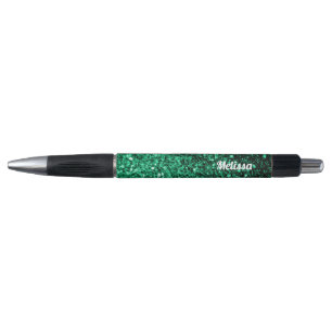 Caneta Brilho verde esmeralda Personalizar