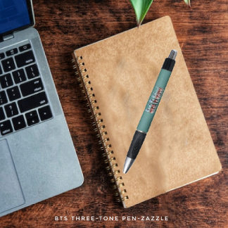 Caneta BTS de três tonalidades