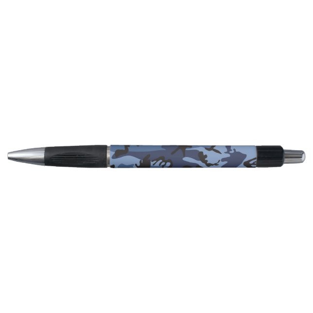 Caneta Camuflagem Azul marinho, Militar, Exército (Frente)