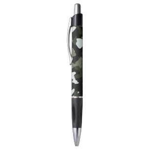 Caneta Camuflagem exército padrão verde branco