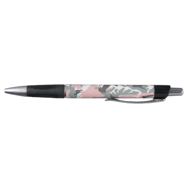 Caneta Camuflagem rosa e Cinza, Militar, Exército (Parte Inferior)