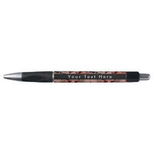 Caneta Camuflagem Vermelha e Marrom, Camuflagem, Militar,
