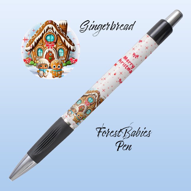 Caneta Casa de Pão de Gingerência Única do Xmas, Homem, G (Criador carregado)