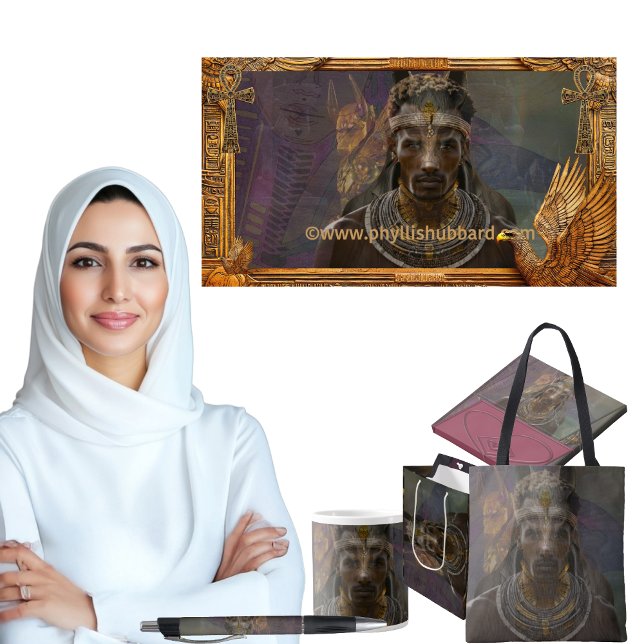 Caneta Celebrando A Mãe África Com A Anpu (Get the full “Many Manifestations Of Anpu" collection at:  https://bit.ly/Love4Africa.)