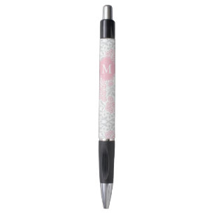 Caneta Cinza e cor-de-rosa