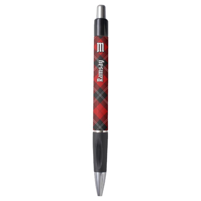 Caneta Clan Ramsay Red Tartan (Frente Vertical)
