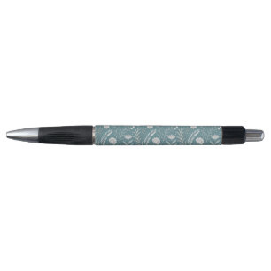 Caneta com Abstrato Floral Distintivo