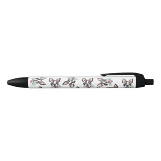 Caneta com Boston Terrier art design