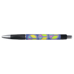 Caneta Com Cores Preenchidas Sinal de PAZ 1