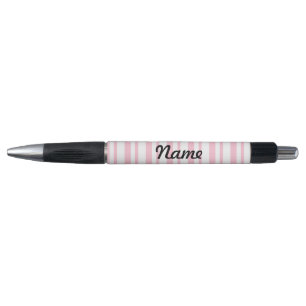 Caneta com Listra Rosa Personalizada