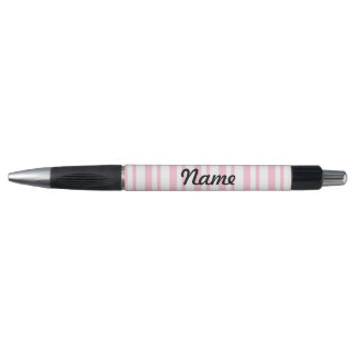 Caneta com Listra Rosa Personalizada
