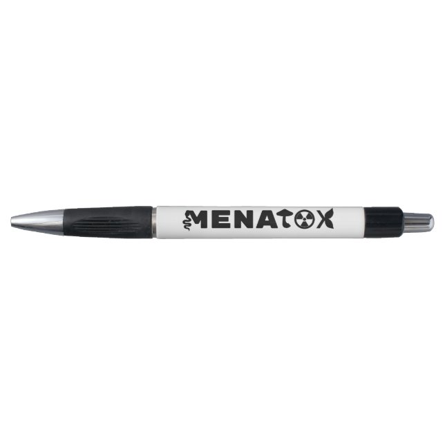 caneta com o logotipo mentox (Frente)